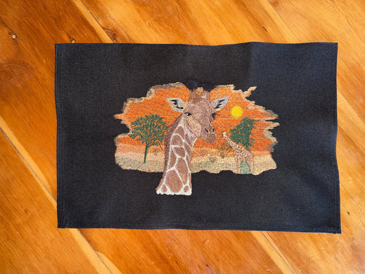 Savanna Giraffe Placemat