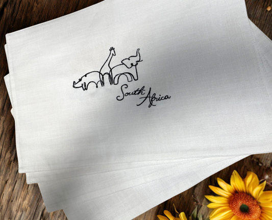 Africa Line Animal Placemat