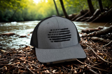 Veteran Cap - Jet flag