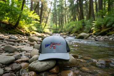 Veteran Cap Gun with flag color
