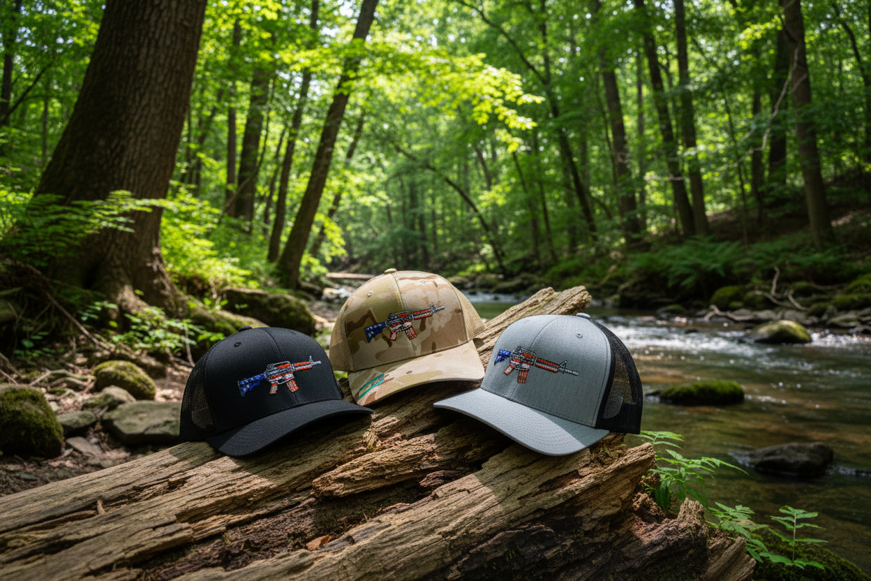 Veteran Cap Gun with flag color