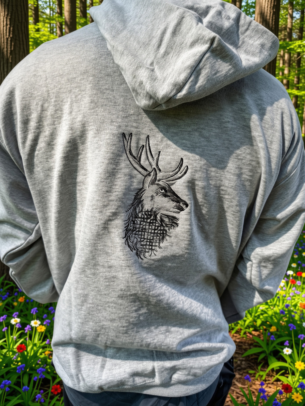 Celtic Knot Stag Hoodie