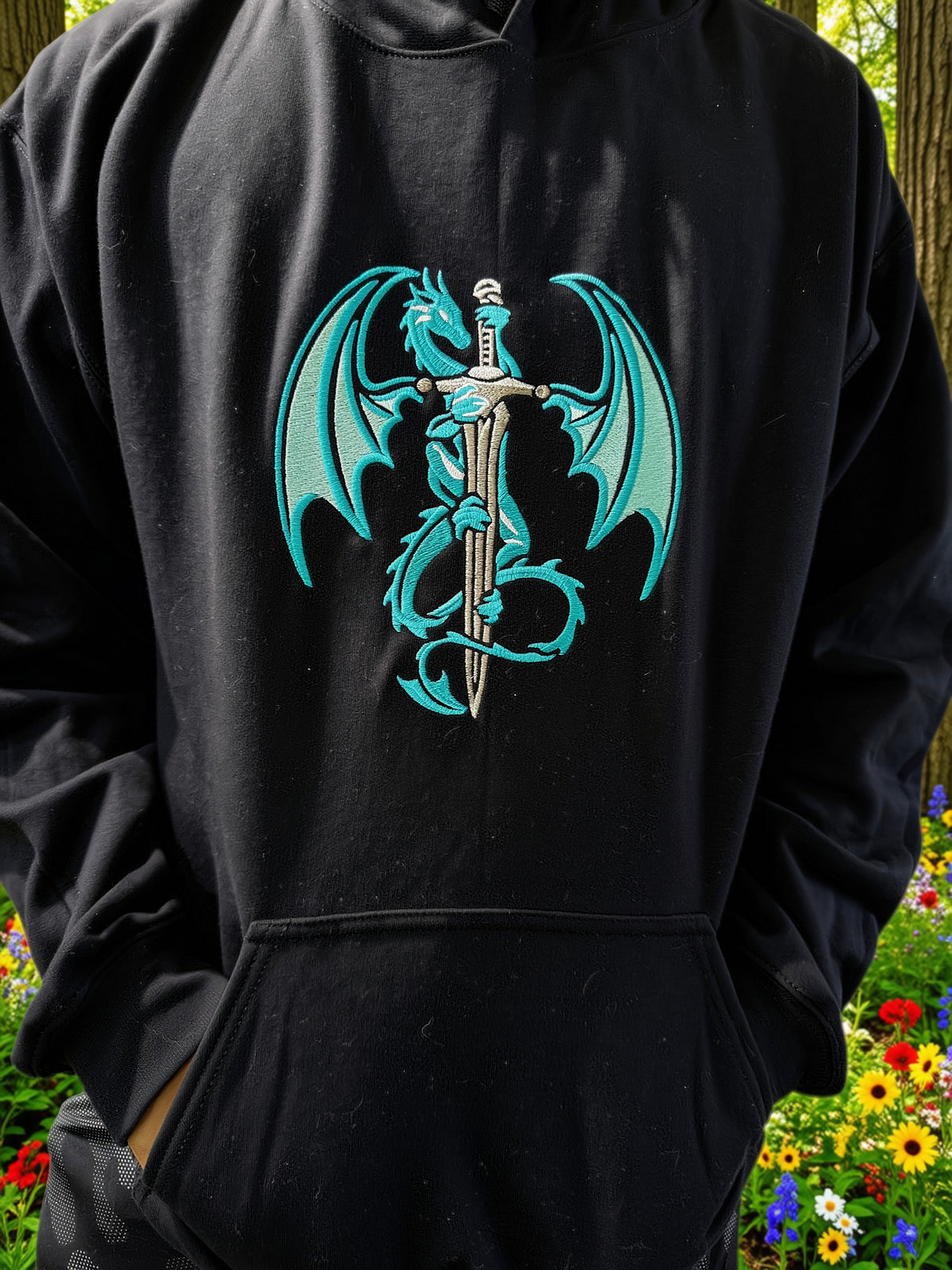 Dragon and Sword Hoodie
