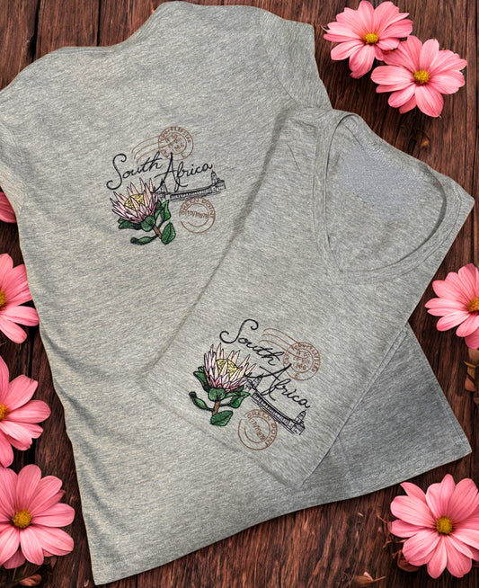 SA Protea Stamp T-Shirt