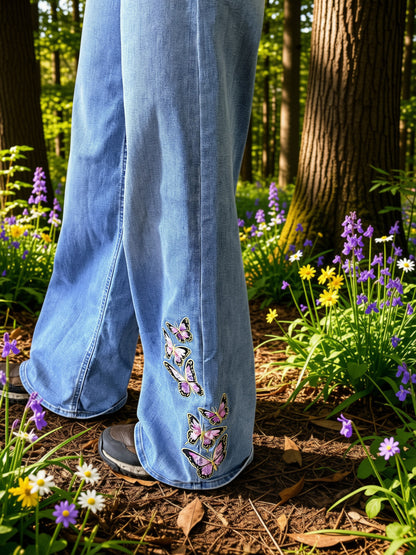 Jeans with Butterfly trio