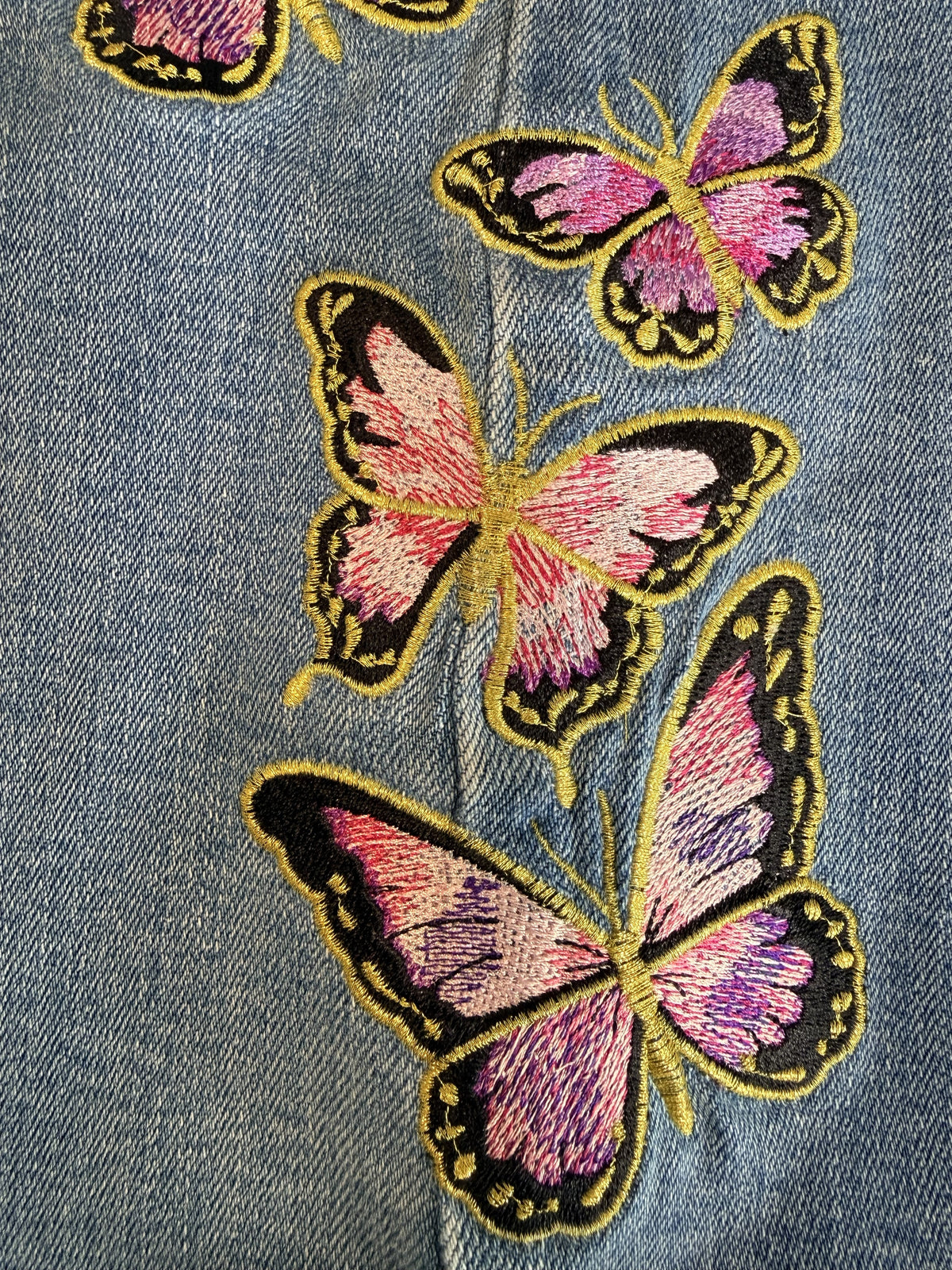Jeans with Butterfly trio